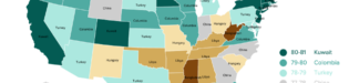 U.S. Life Expectancy Map